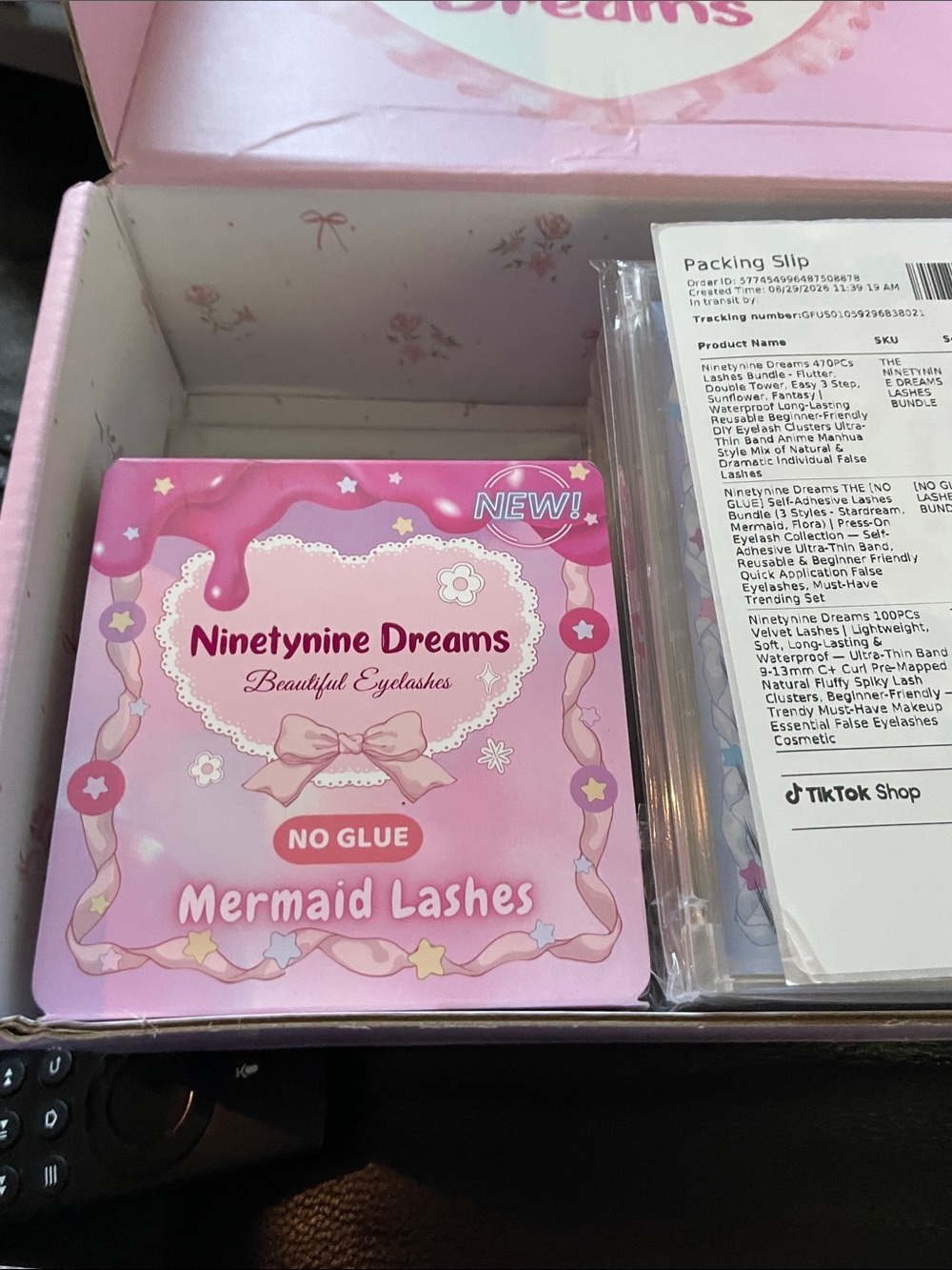 Ninetynine Dreams Pink Mermaid No-Glue Lashes